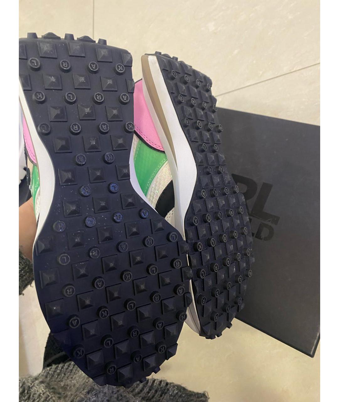 KARL LAGERFELD Мульти текстильные кроссовки, фото 6