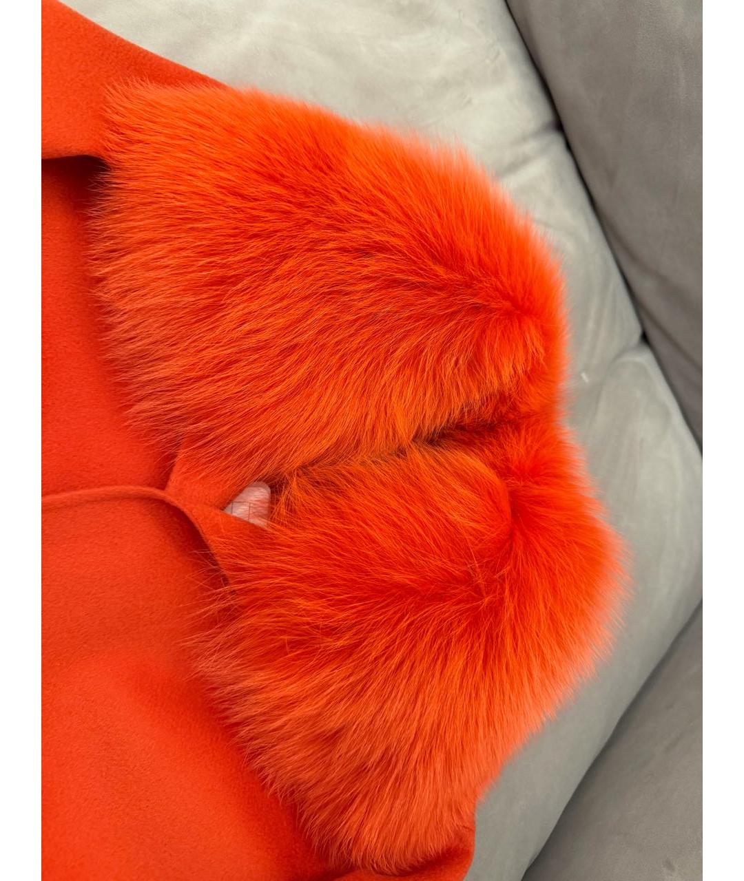 CHRISTIAN DIOR Коралловое кашемировое пальто, фото 4