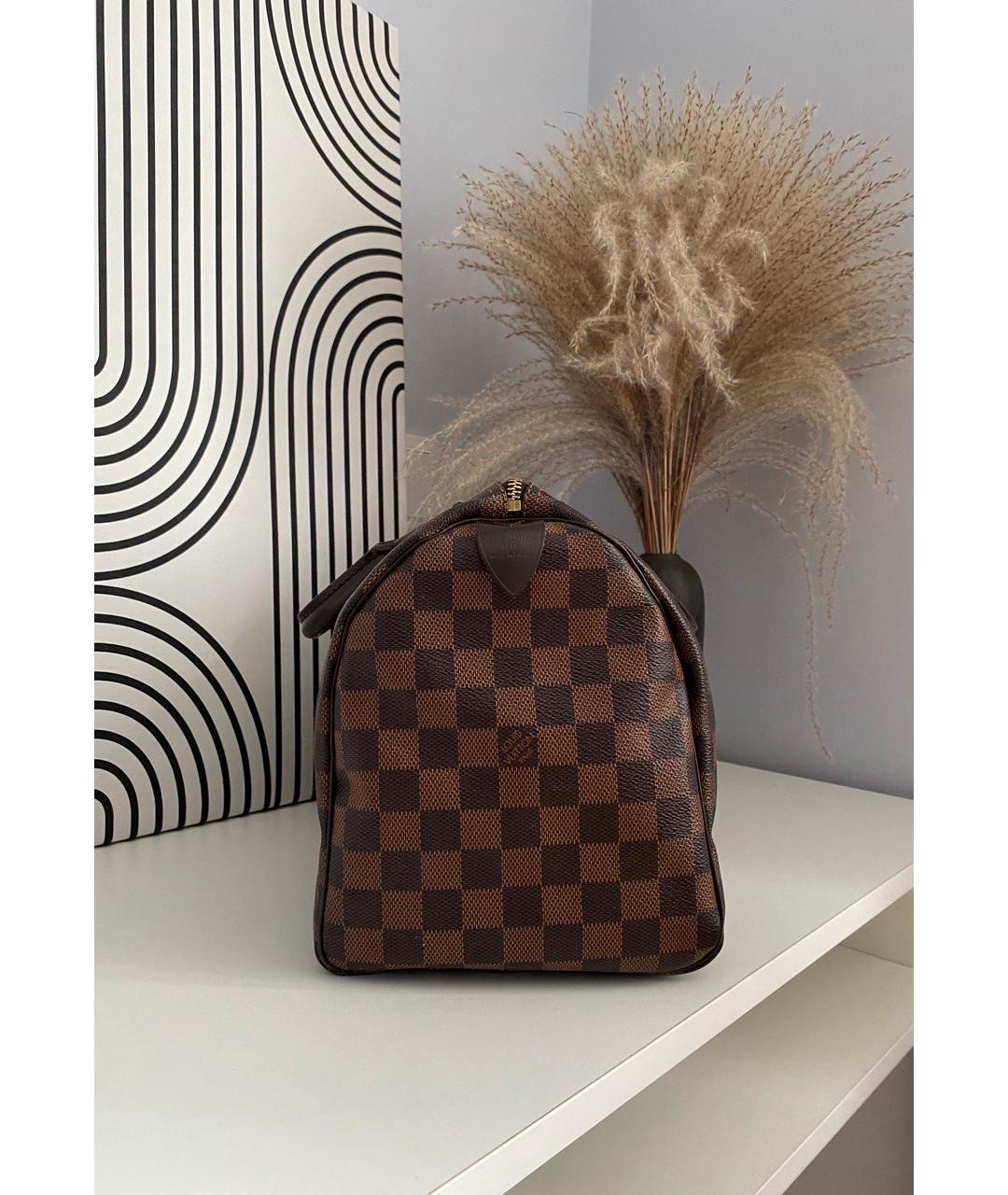 LOUIS VUITTON Коричневая сумка с короткими ручками, фото 2