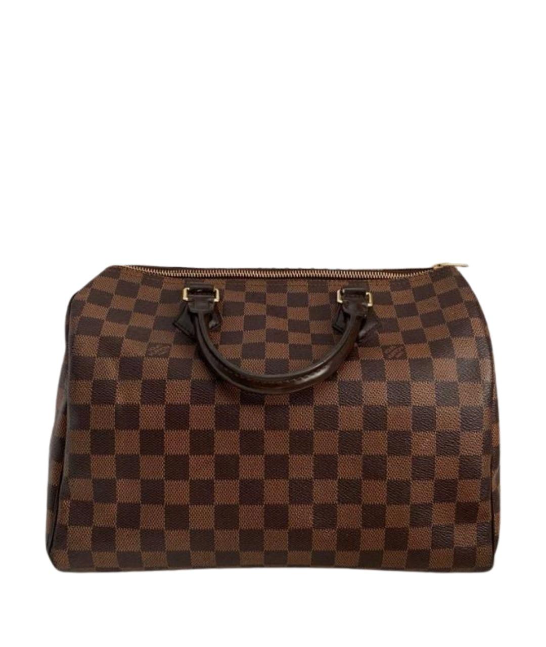 LOUIS VUITTON Коричневая сумка с короткими ручками, фото 1