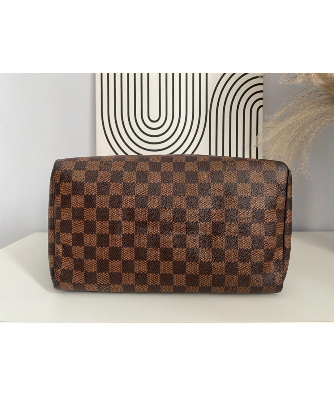 LOUIS VUITTON Коричневая сумка с короткими ручками, фото 3