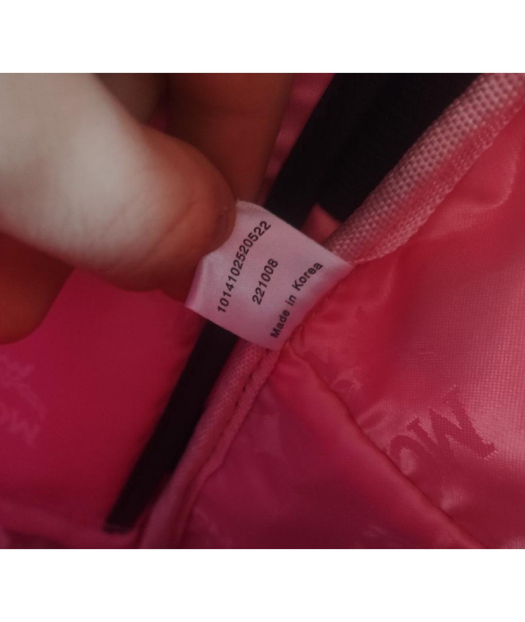 MCM Розовый кожаный рюкзак, фото 5