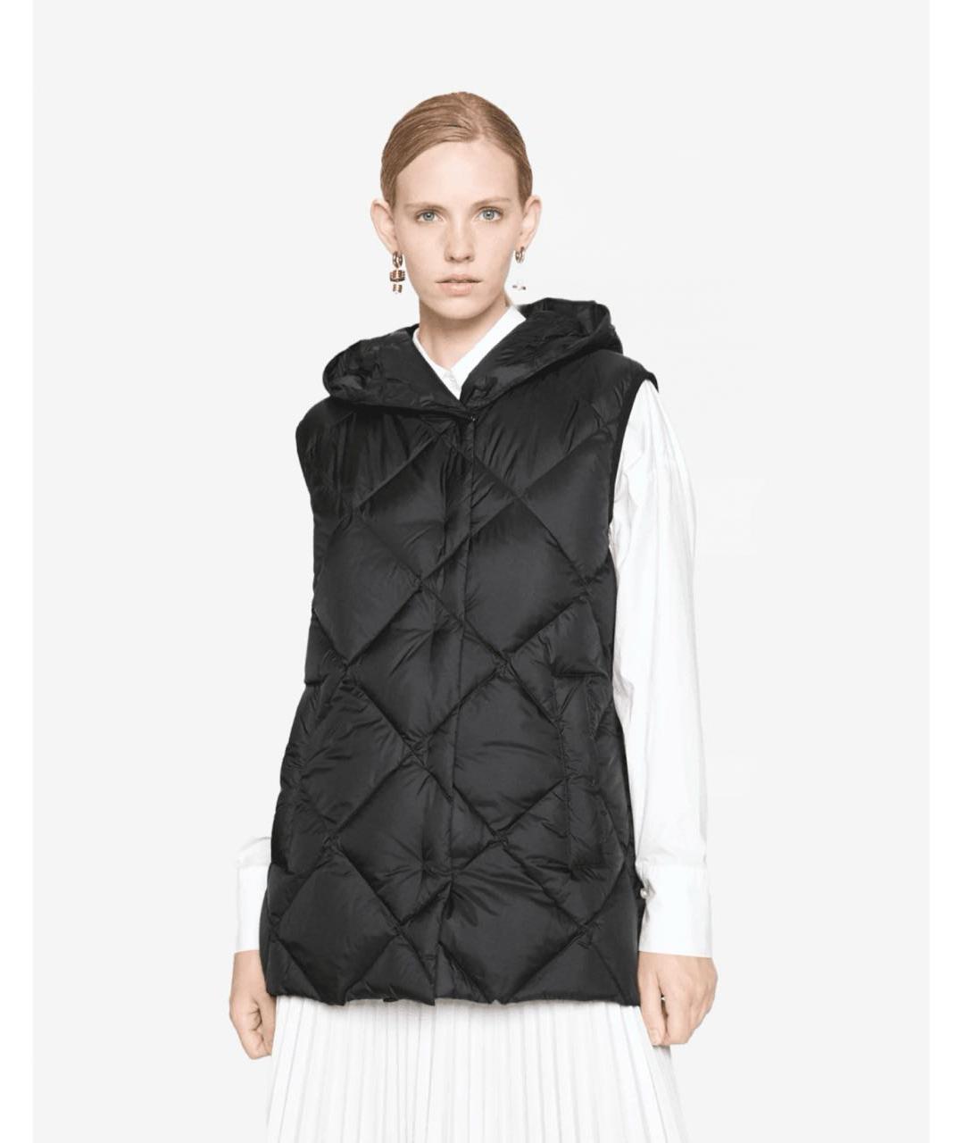 WEEKEND MAX MARA Черный полиэстеровый жилет, фото 7