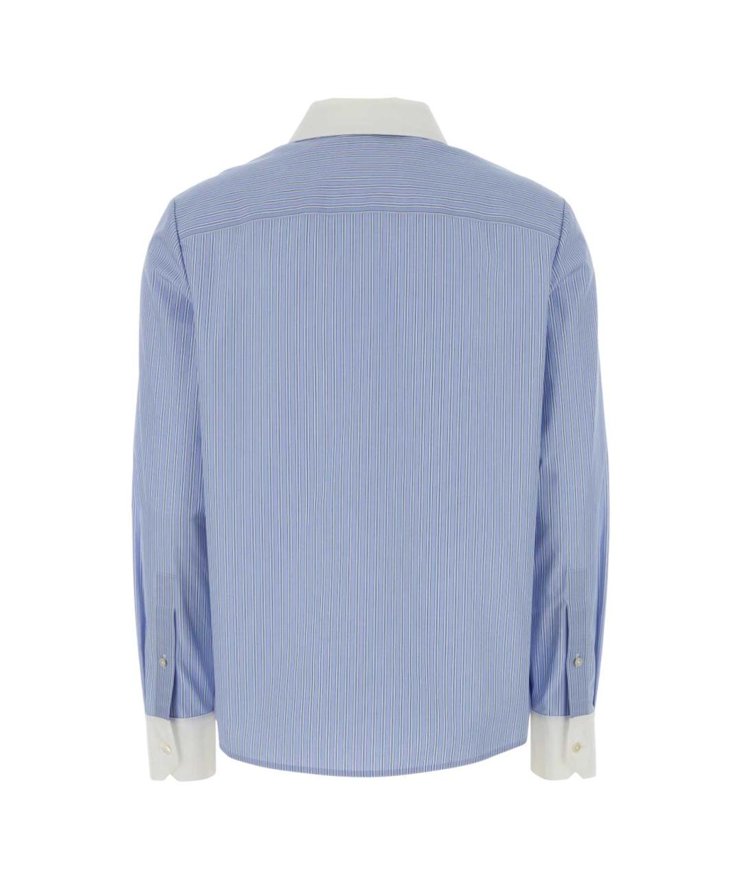 TORY BURCH Голубая хлопковая рубашка, фото 2