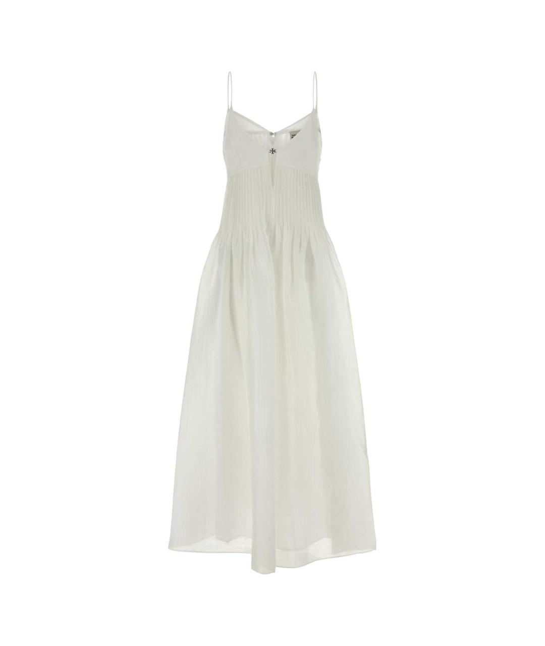 TORY BURCH Белое льняное платье, фото 1