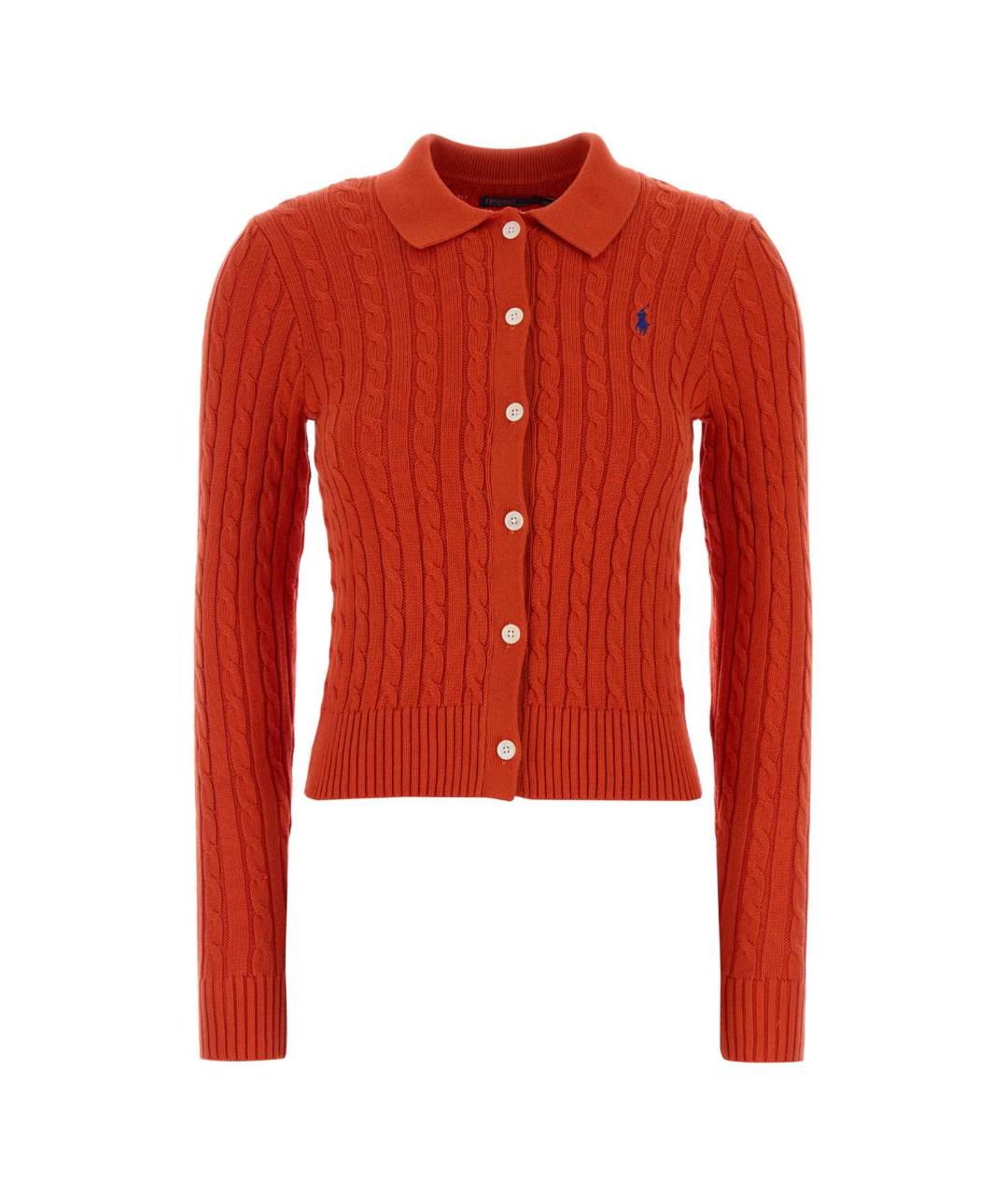 POLO RALPH LAUREN Красный хлопковый кардиган, фото 1