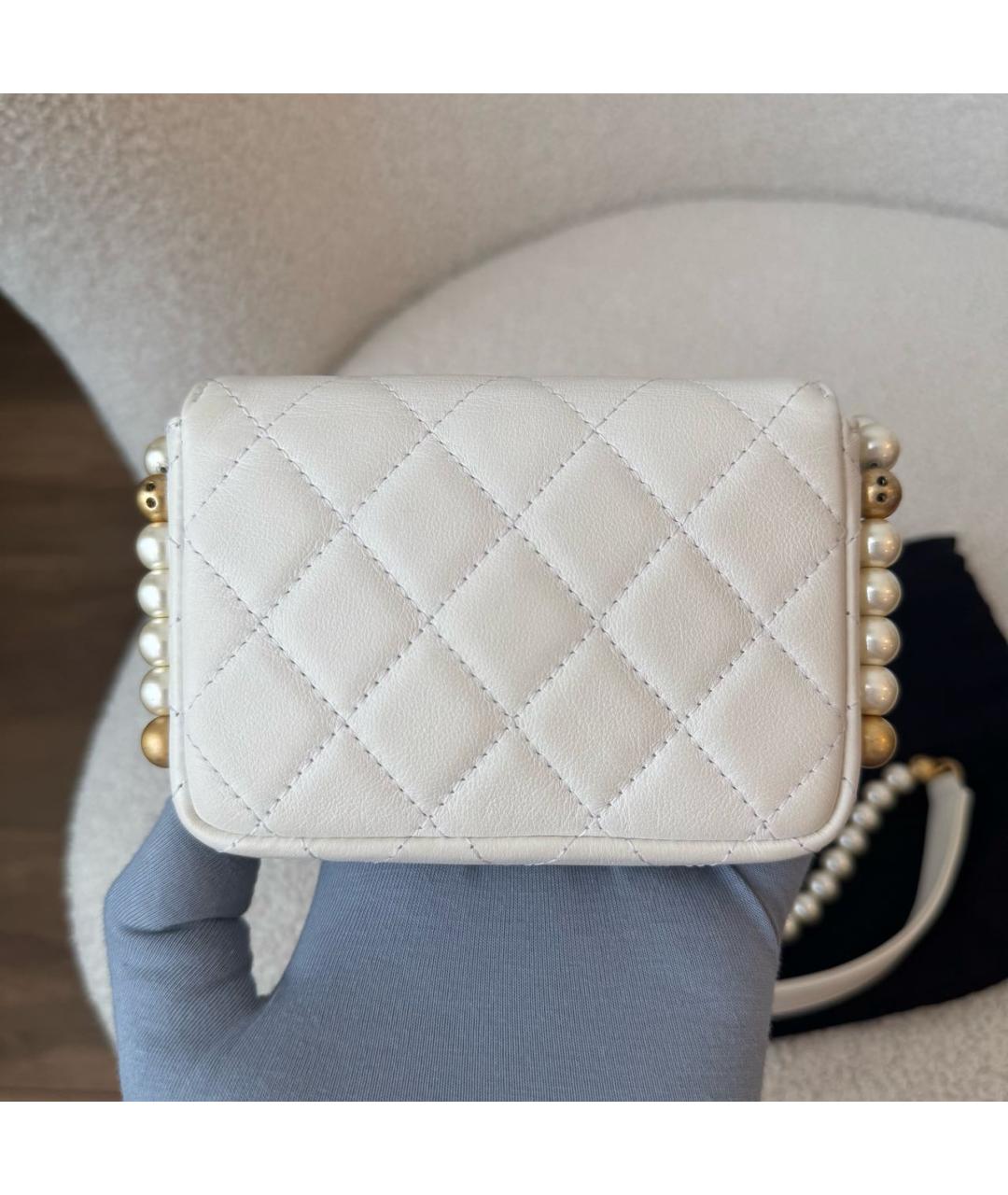 CHANEL Кожаная сумка через плечо, фото 4