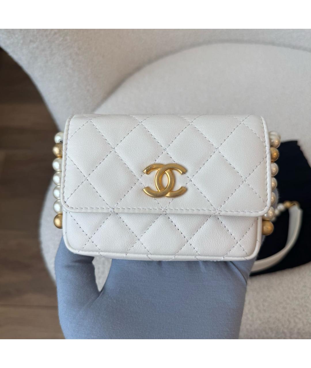 CHANEL Кожаная сумка через плечо, фото 3