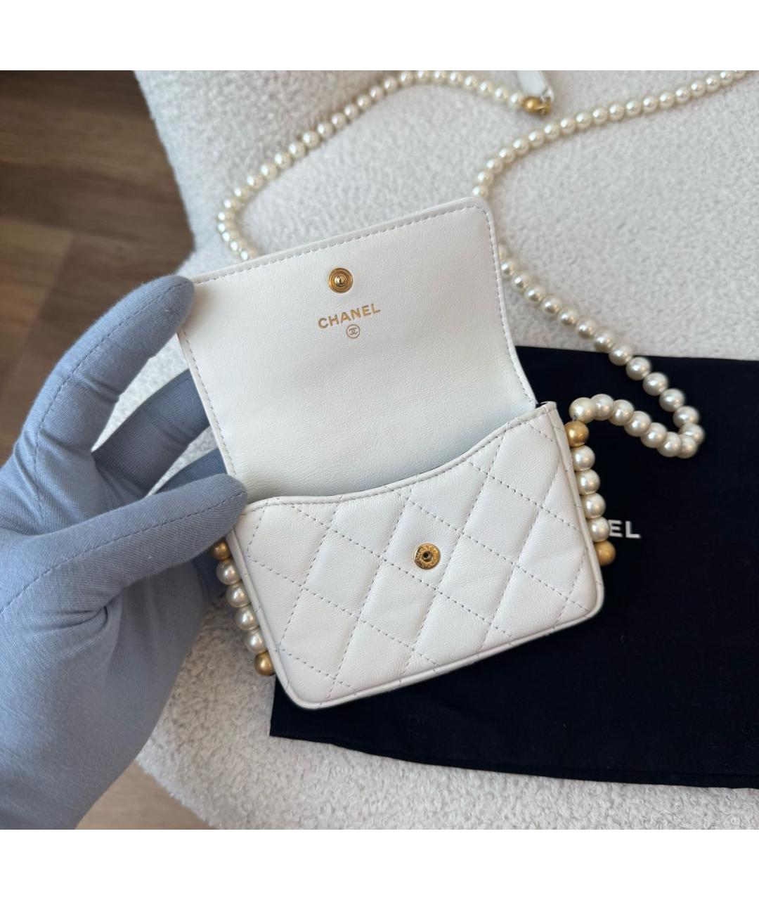 CHANEL Кожаная сумка через плечо, фото 6