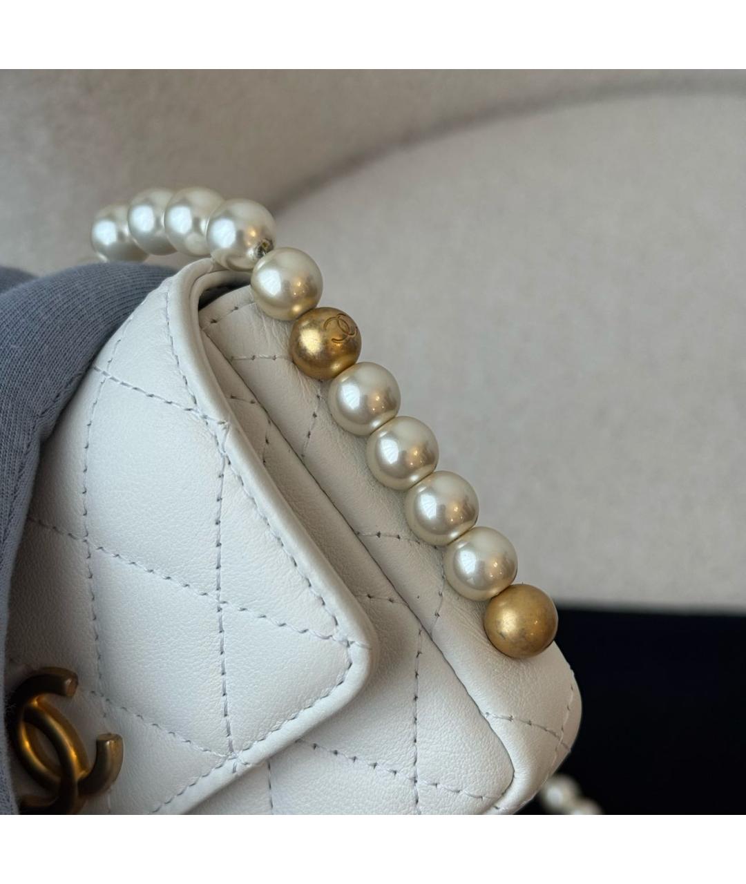 CHANEL Кожаная сумка через плечо, фото 5