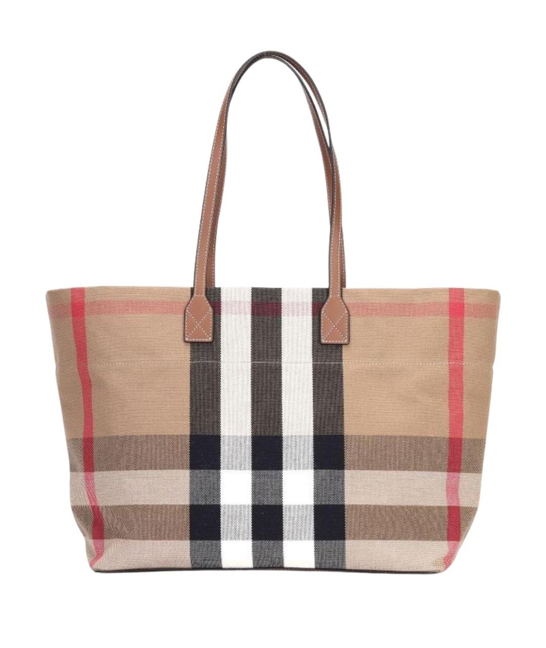 BURBERRY Бежевая сумка тоут, фото 1