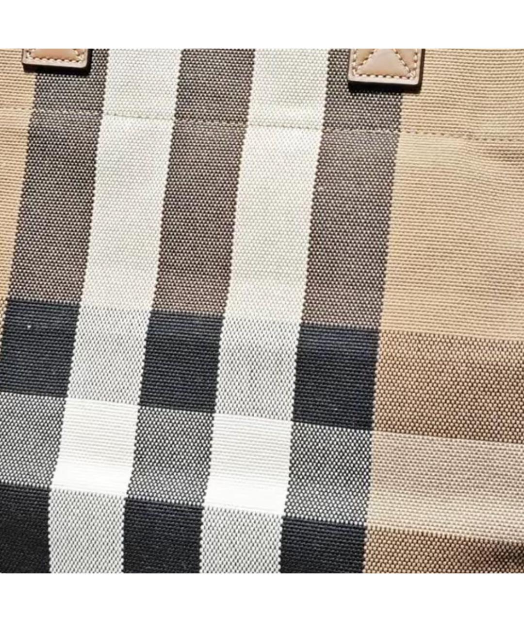 BURBERRY Бежевая сумка тоут, фото 5
