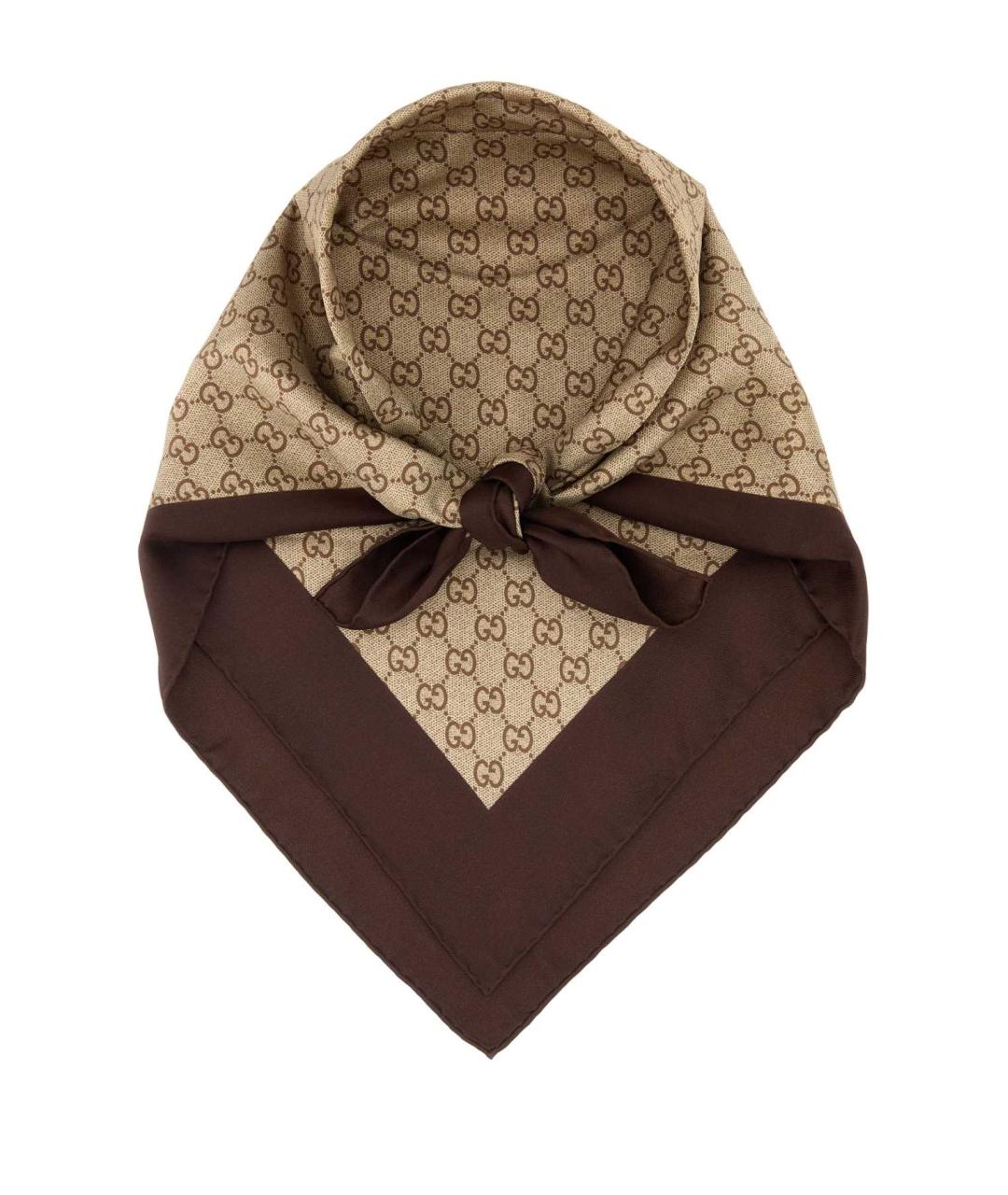 GUCCI Мульти шелковый платок, фото 1