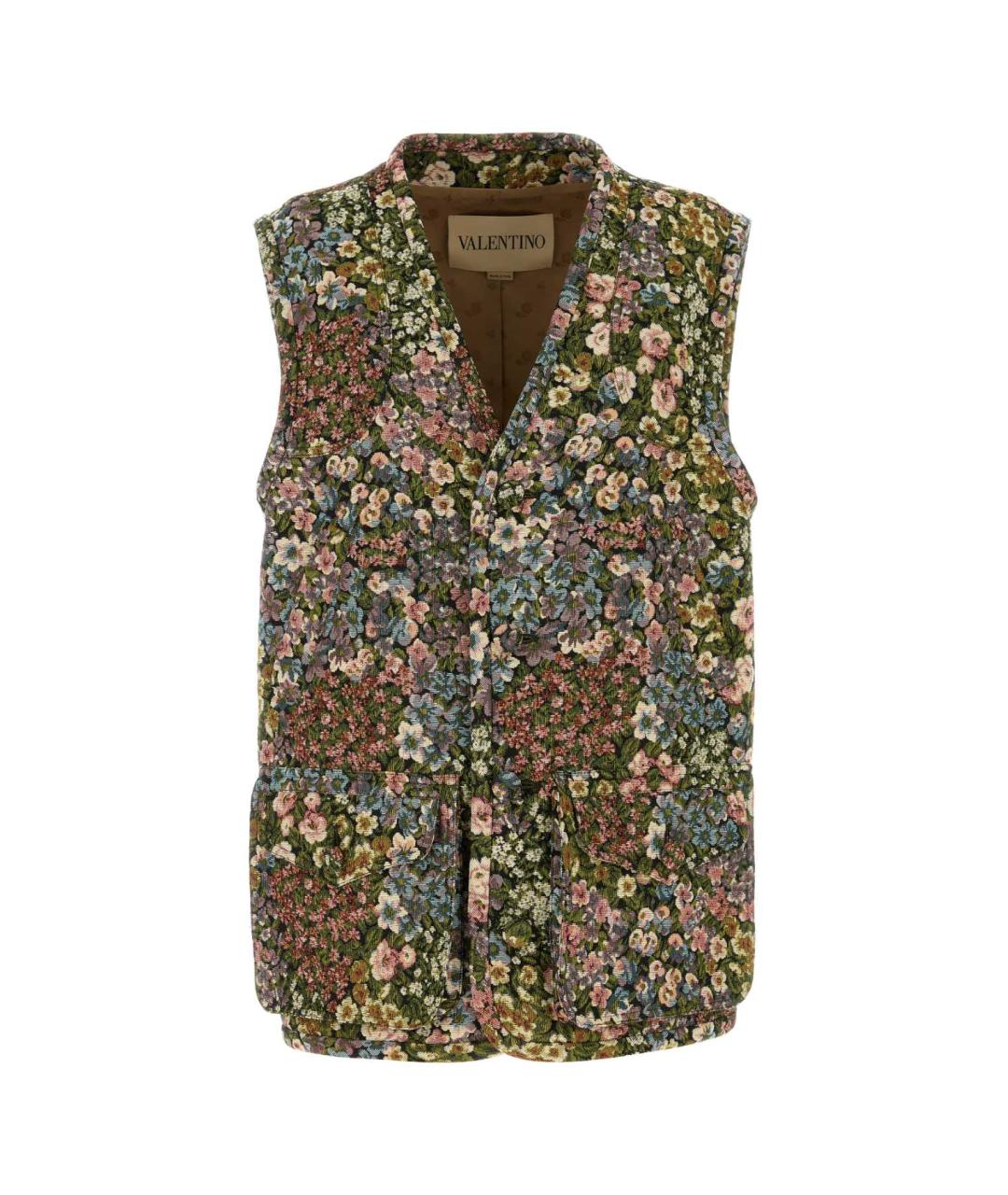 VALENTINO Зеленый хлопковый жилет, фото 1