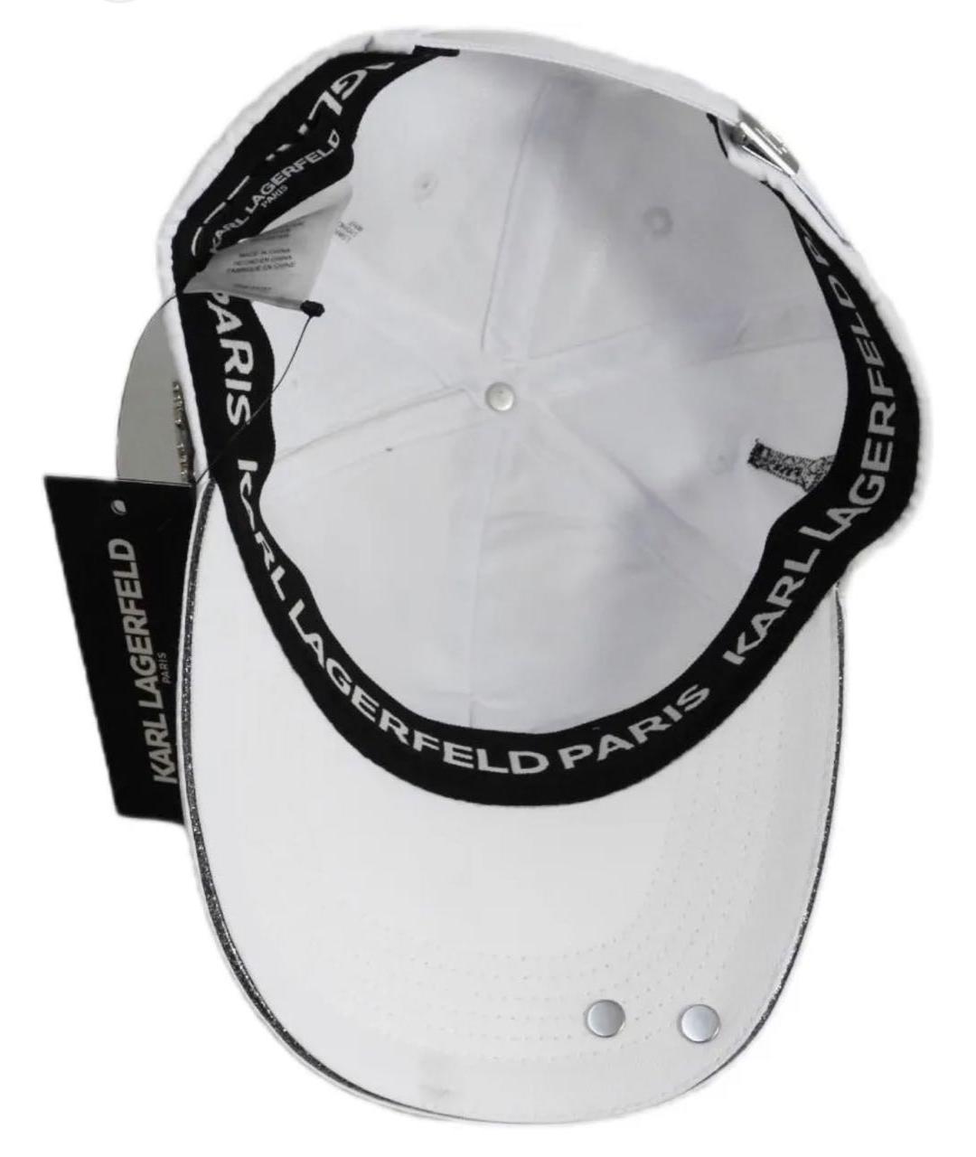 KARL LAGERFELD Белая кепка, фото 3