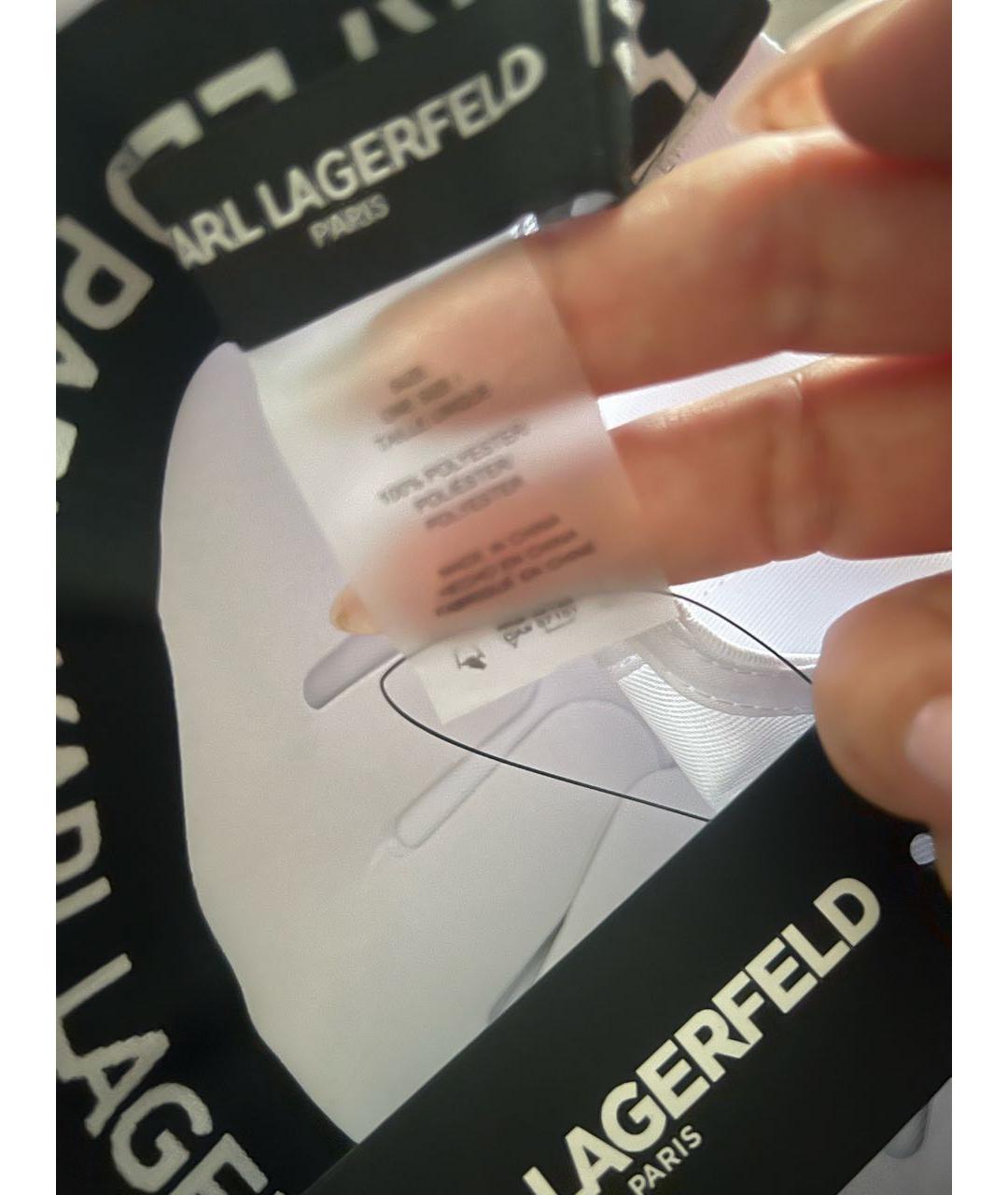 KARL LAGERFELD Белая кепка, фото 6