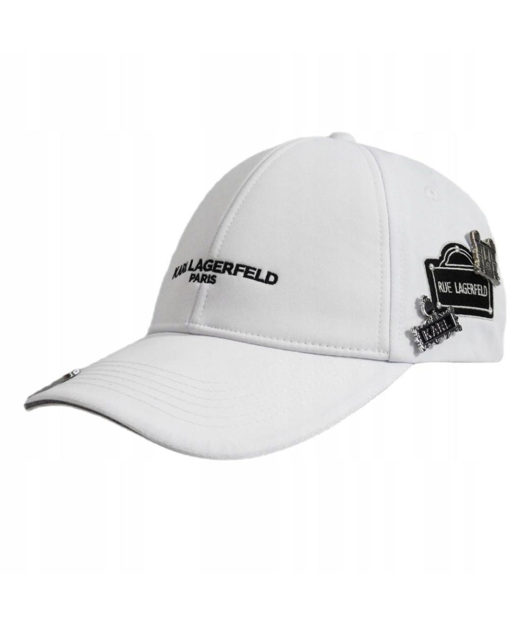KARL LAGERFELD Белая кепка, фото 1