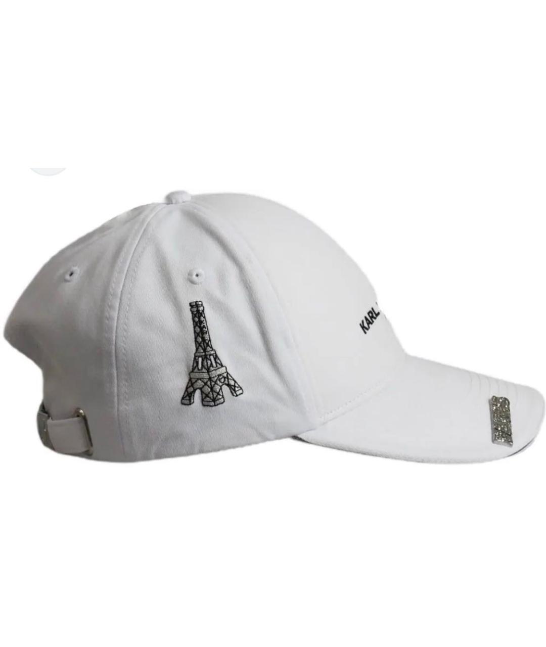 KARL LAGERFELD Белая кепка, фото 5