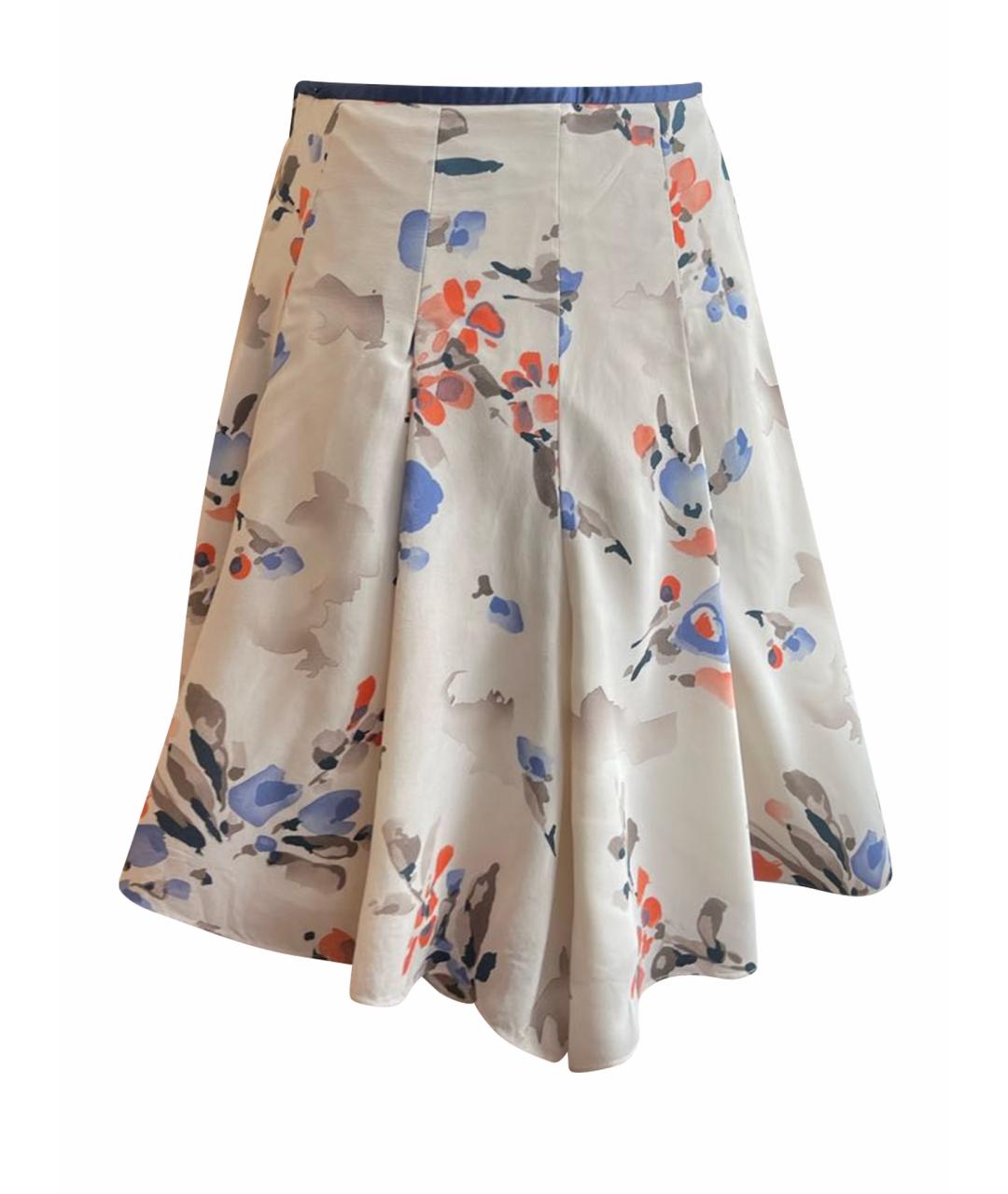 ARMANI COLLEZIONI Белые шелковые шорты, фото 1