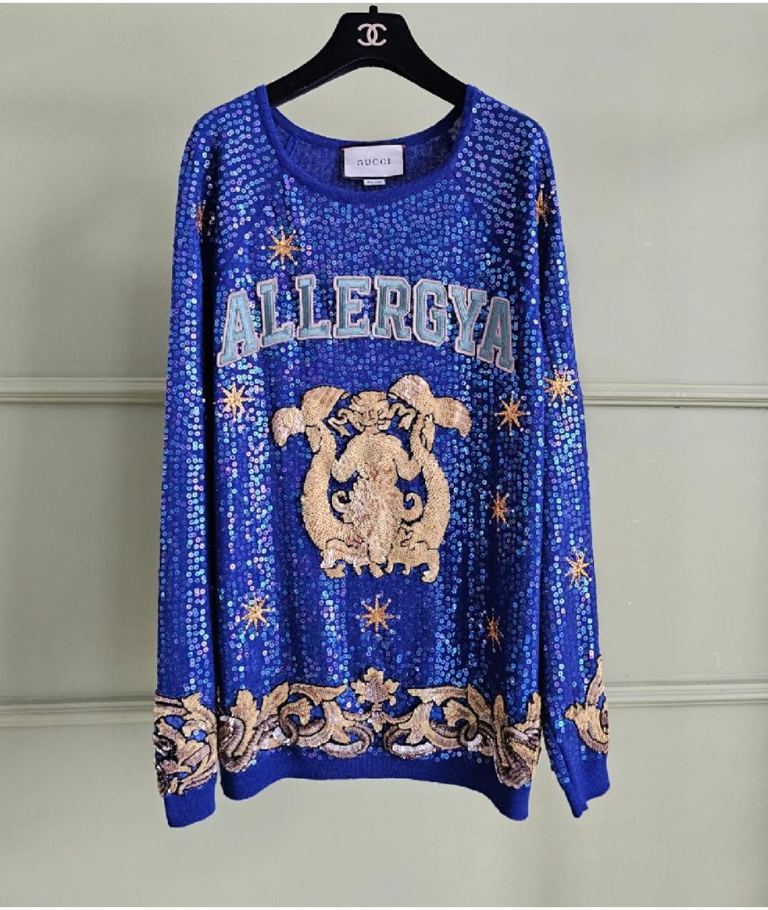 GUCCI Серебрянный джемпер / свитер, фото 8