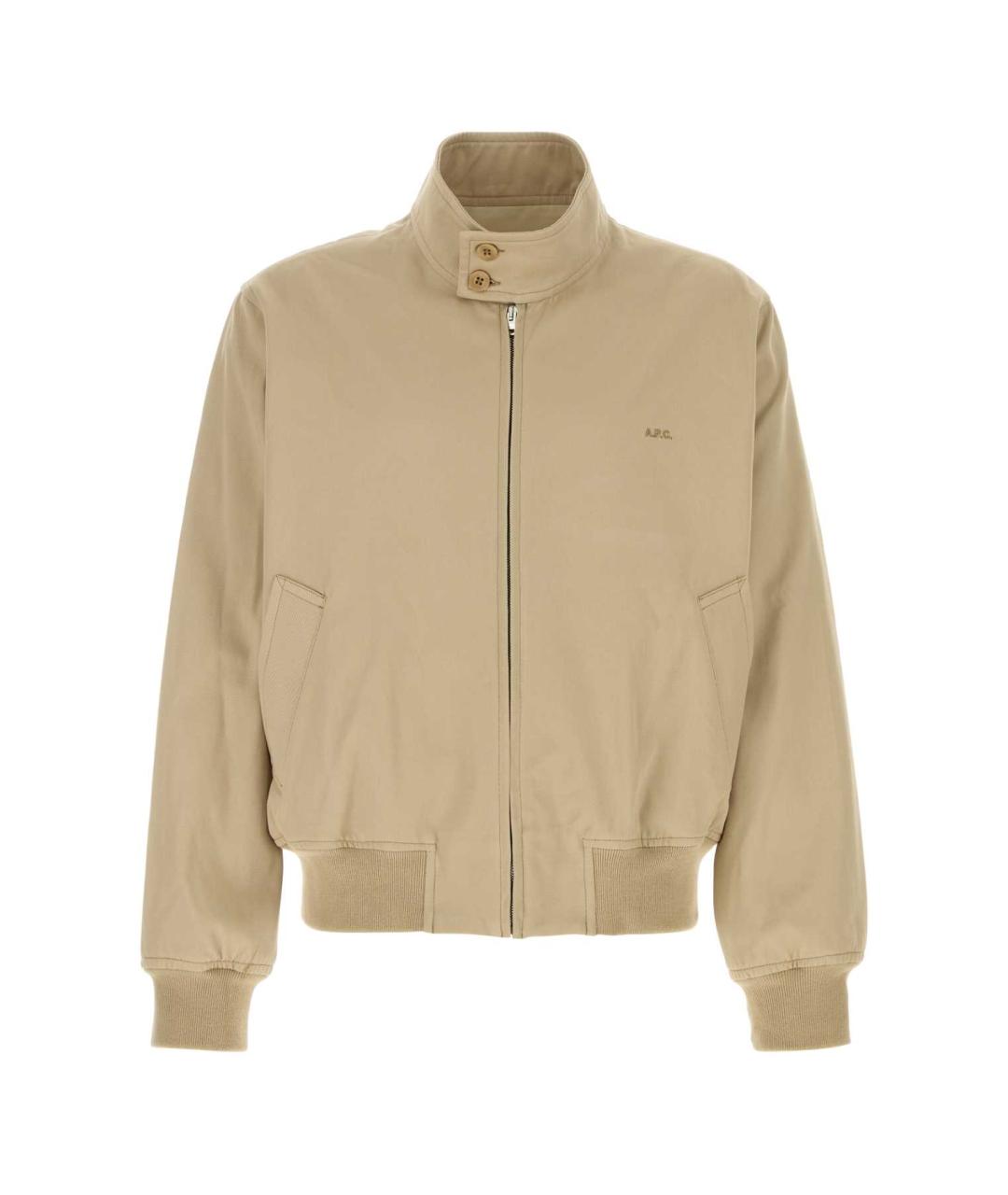 A.P.C. Бежевая хлопковая куртка, фото 1
