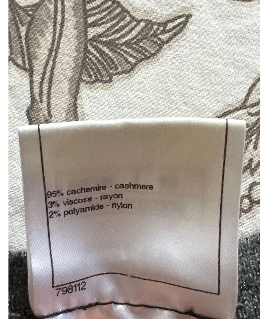 CHANEL Антрацитовый кашемировый джемпер / свитер, фото 7