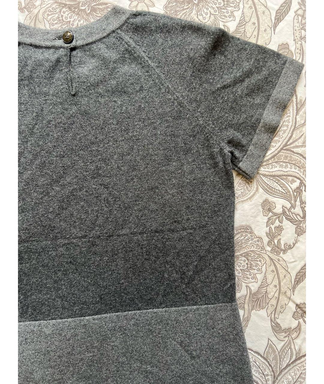 CHANEL Антрацитовый кашемировый джемпер / свитер, фото 4