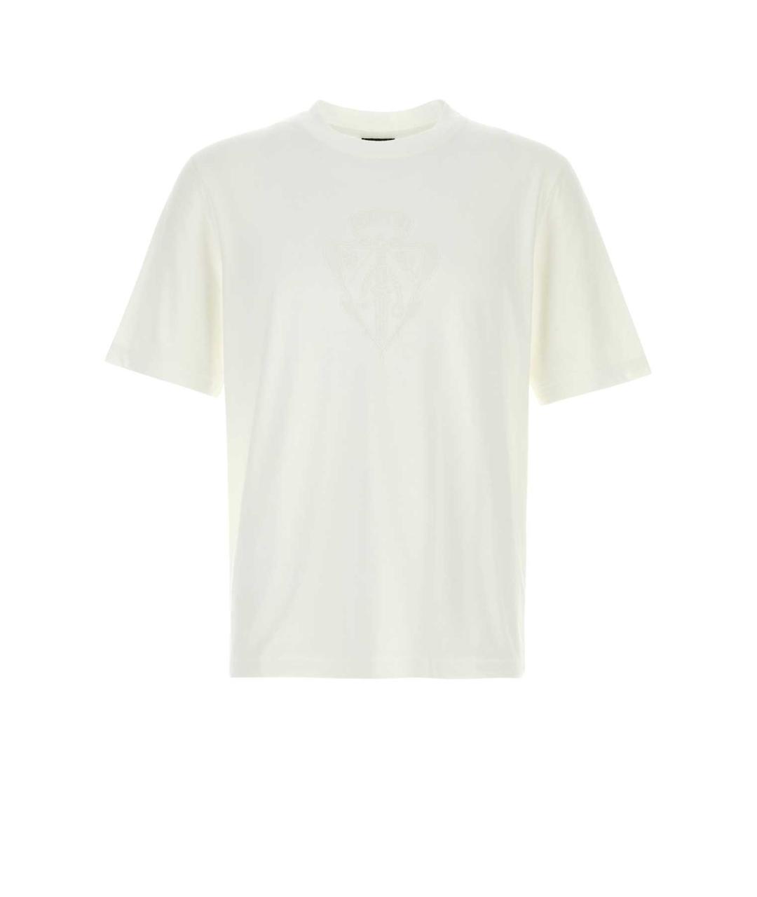 GUCCI Белая хлопковая футболка, фото 1