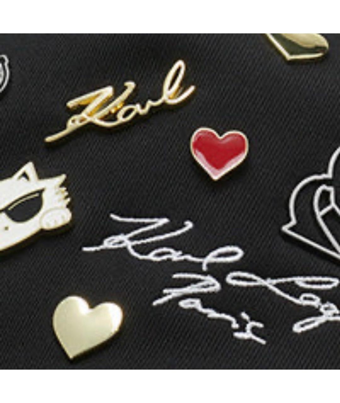 KARL LAGERFELD Черная кепка, фото 5