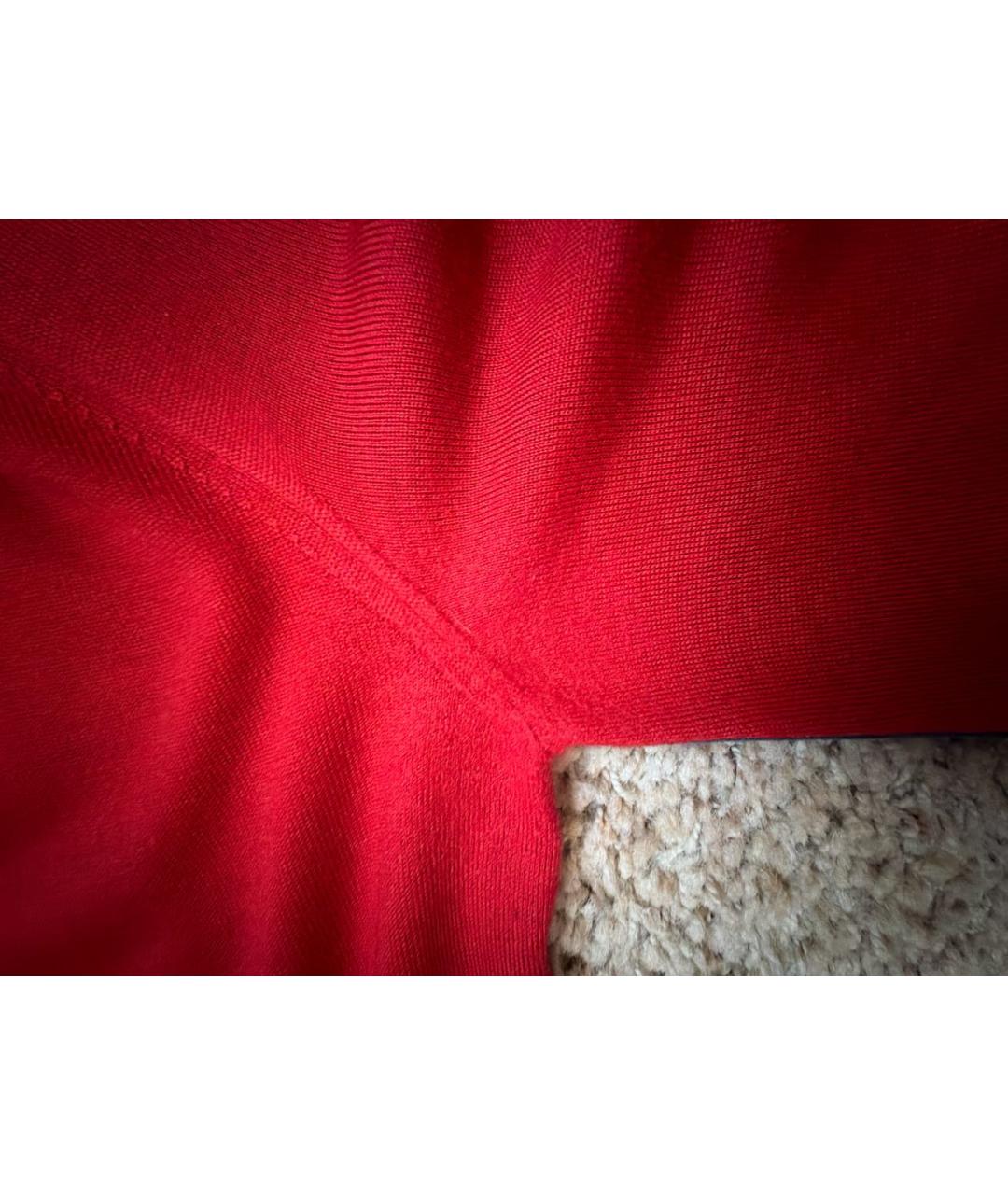 LOUIS VUITTON Красный кашемировый джемпер / свитер, фото 6