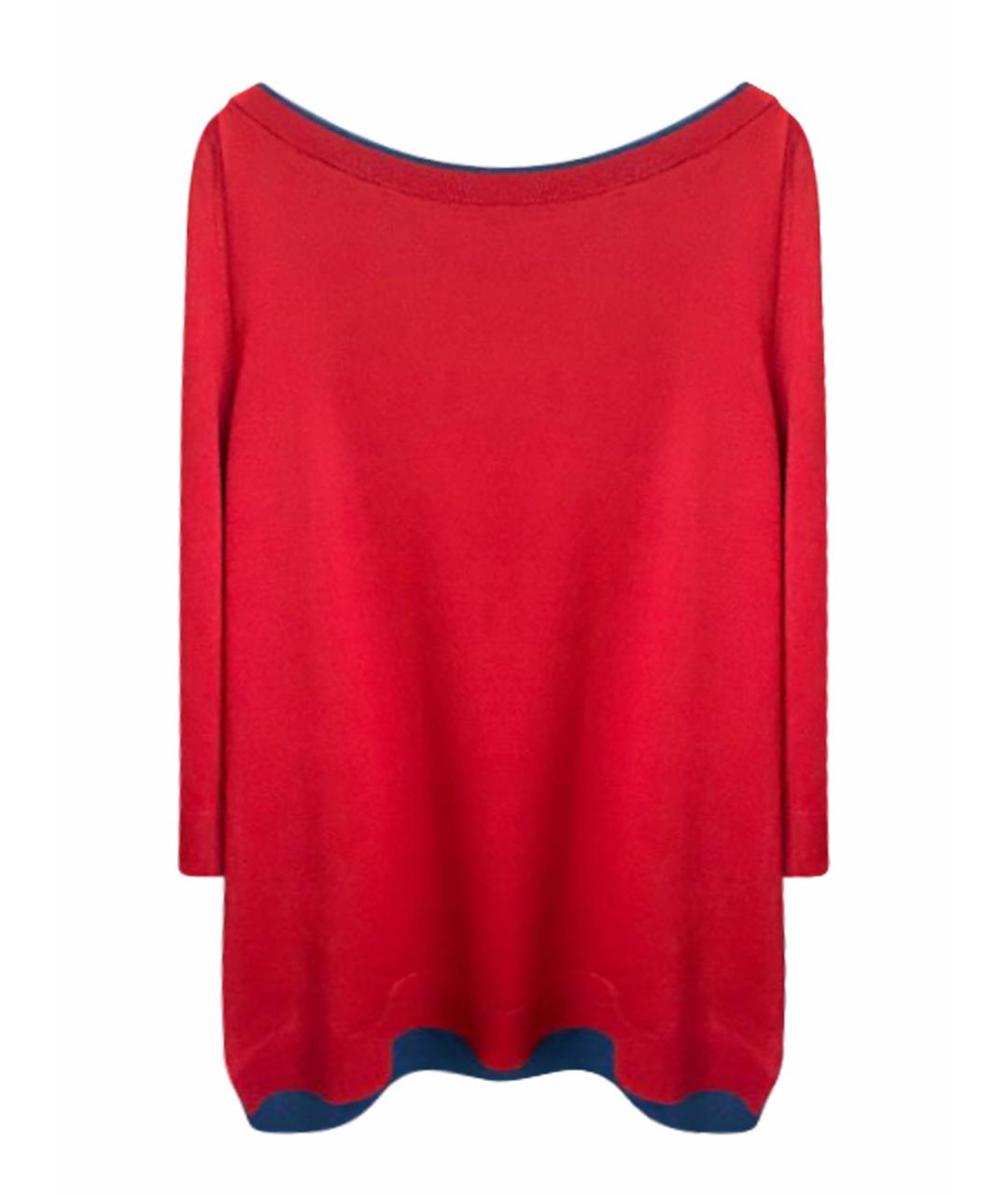 LOUIS VUITTON Красный кашемировый джемпер / свитер, фото 1