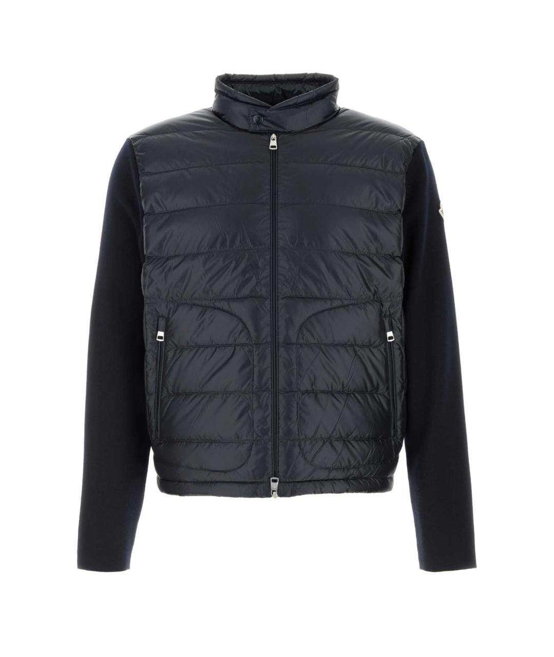 MONCLER Синяя шерстяная куртка, фото 1