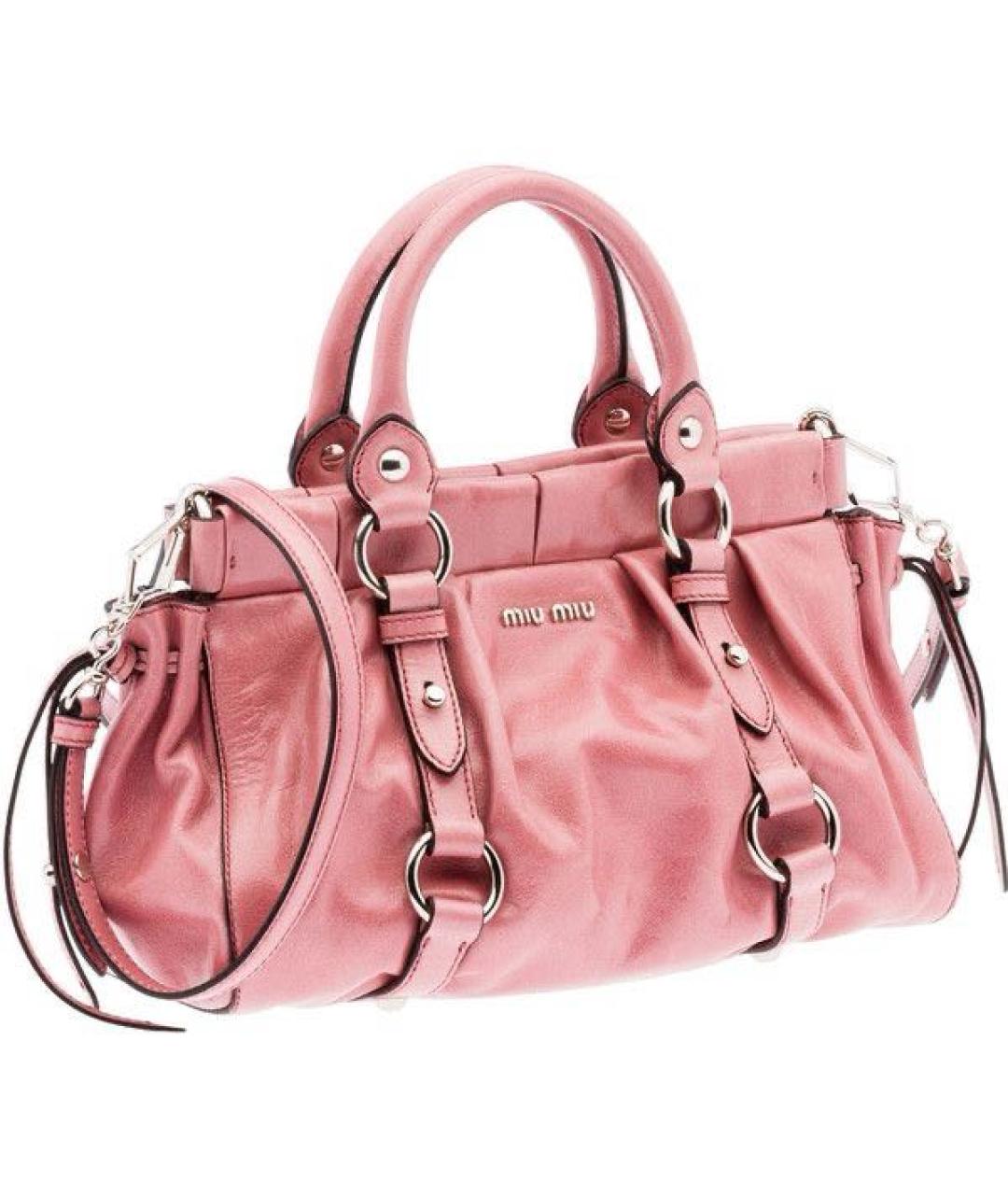 MIU MIU Мульти кожаная сумка с короткими ручками, фото 2