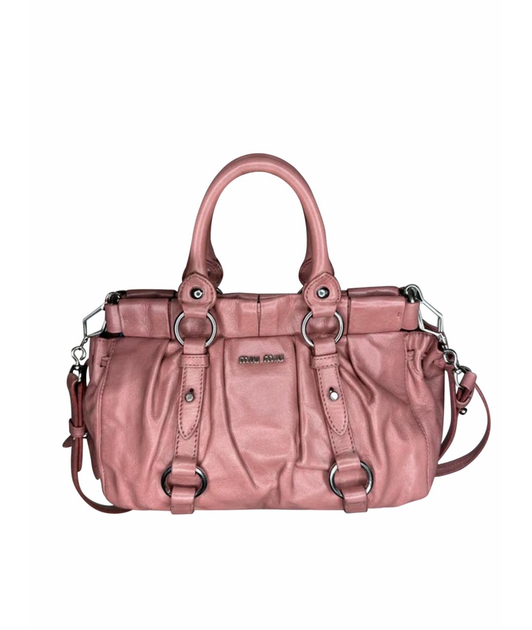 MIU MIU Мульти кожаная сумка с короткими ручками, фото 1