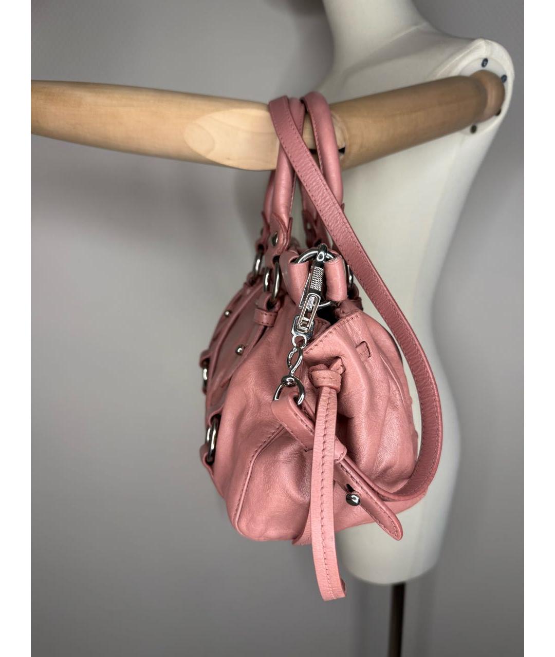 MIU MIU Мульти кожаная сумка с короткими ручками, фото 4