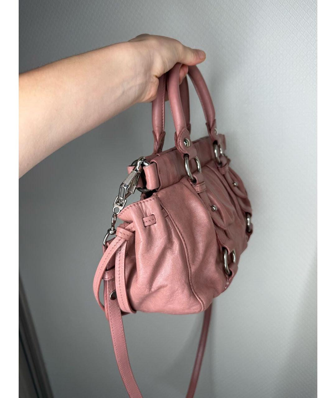 MIU MIU Мульти кожаная сумка с короткими ручками, фото 6