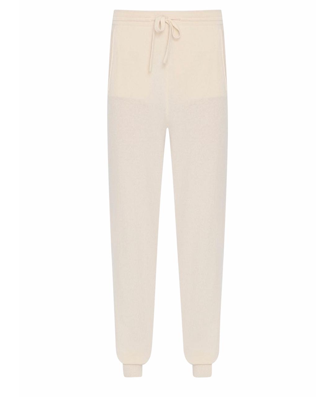 MAX MARA Бежевые кашемировые брюки узкие, фото 1