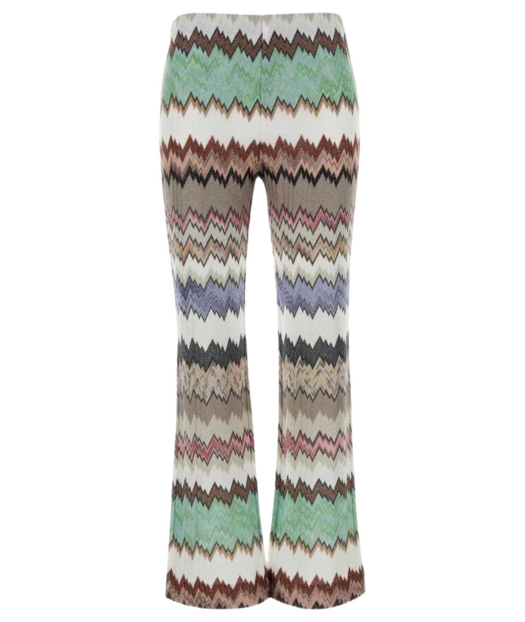 MISSONI Мульти вискозные прямые брюки, фото 1