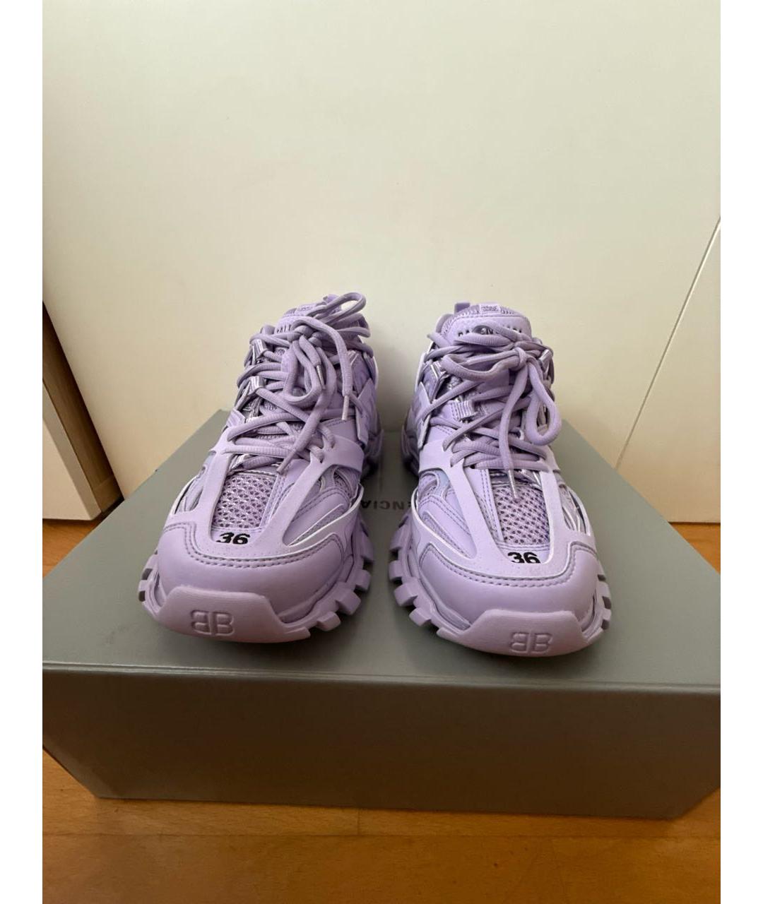 BALENCIAGA Фиолетовые кроссовки, фото 2