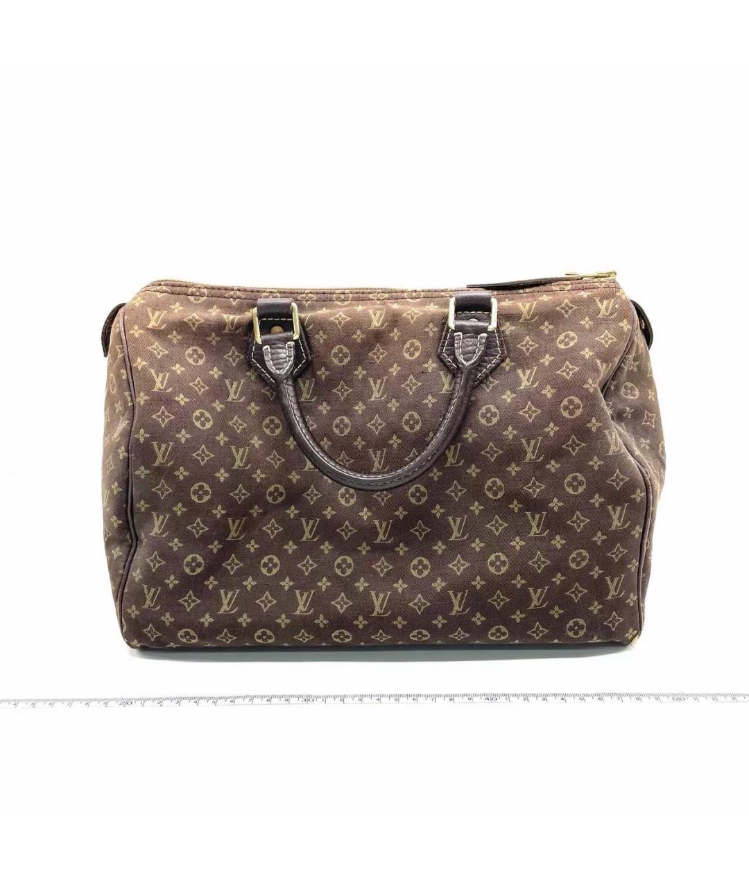 LOUIS VUITTON Коричневая тканевая дорожная/спортивная сумка, фото 9