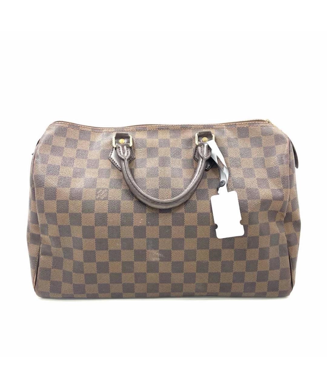 LOUIS VUITTON Коричневая сумка с короткими ручками, фото 4