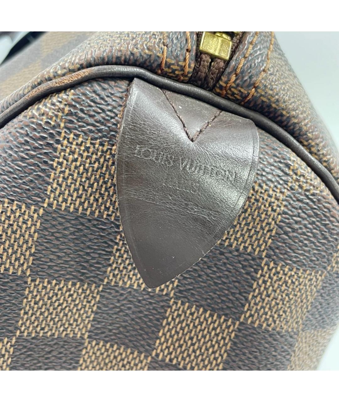 LOUIS VUITTON Коричневая сумка с короткими ручками, фото 7