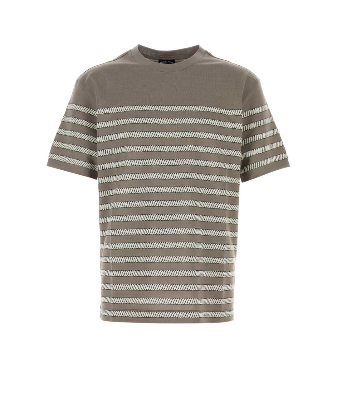 GIORGIO ARMANI Мульти хлопковая футболка, фото 1