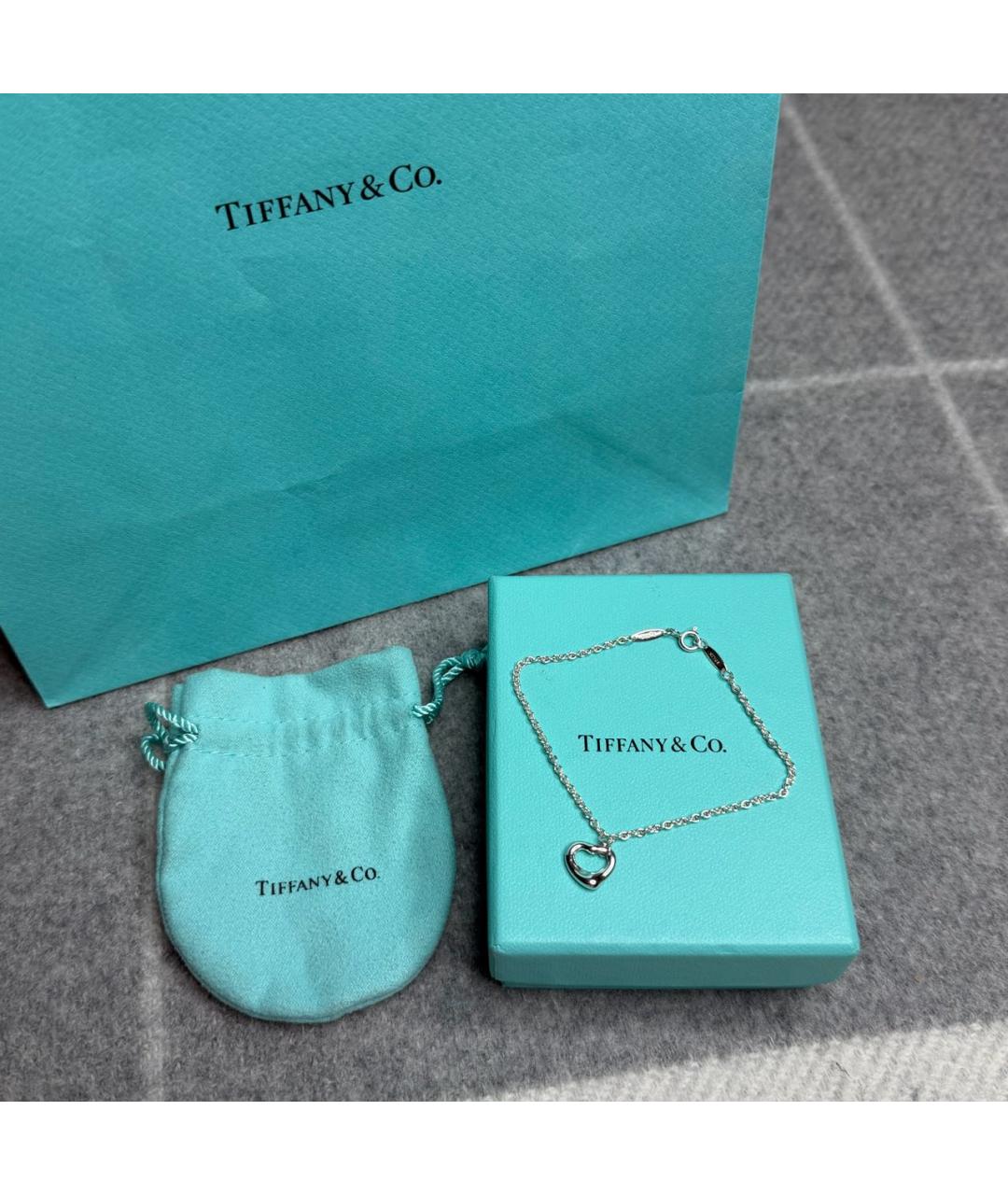 TIFFANY&CO Серебрянный серебряный браслет, фото 2