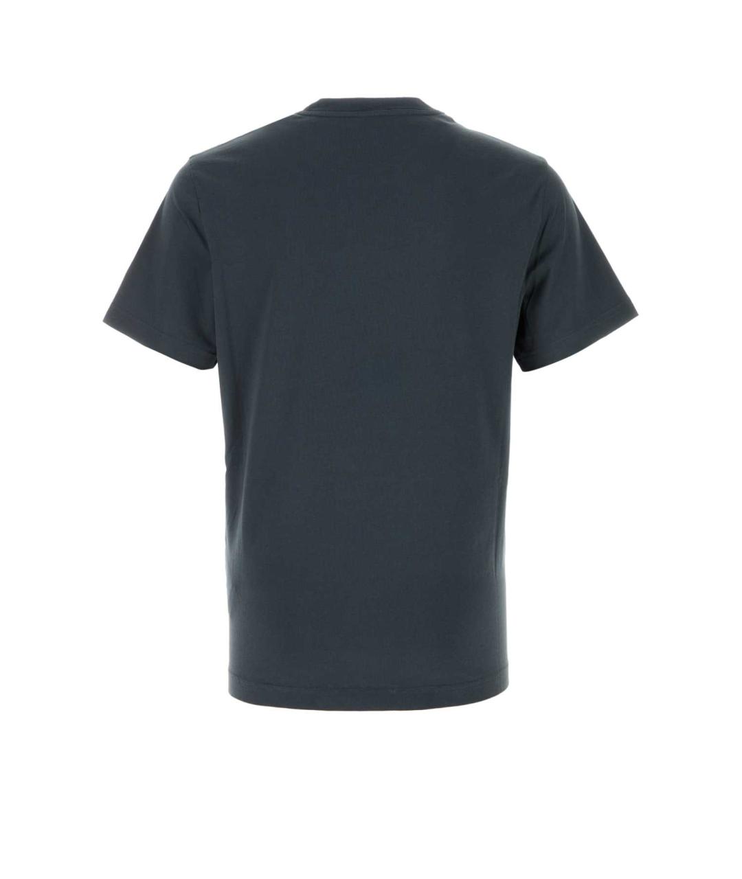 MONCLER Серая хлопковая футболка, фото 2