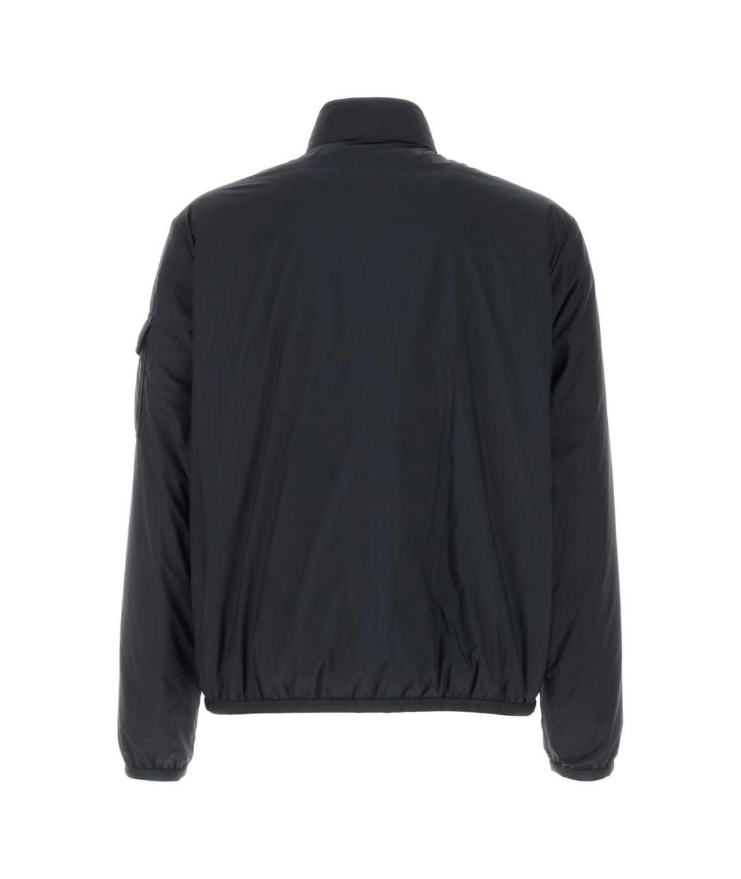 MONCLER Темно-синяя полиамидовая куртка, фото 2