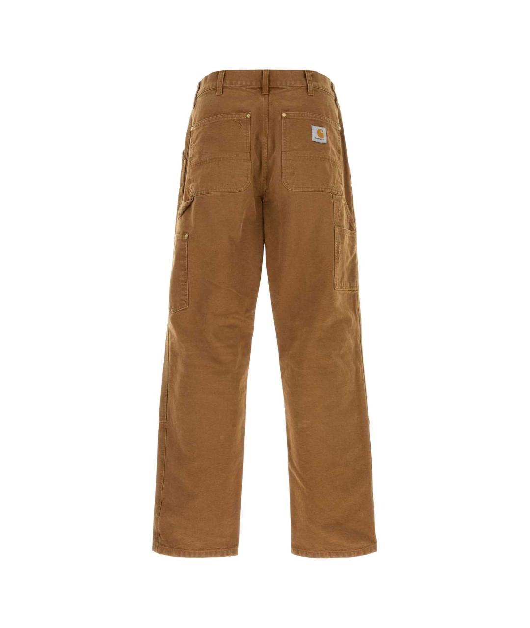 CARHARTT WIP Бежевые хлопковые повседневные брюки, фото 2