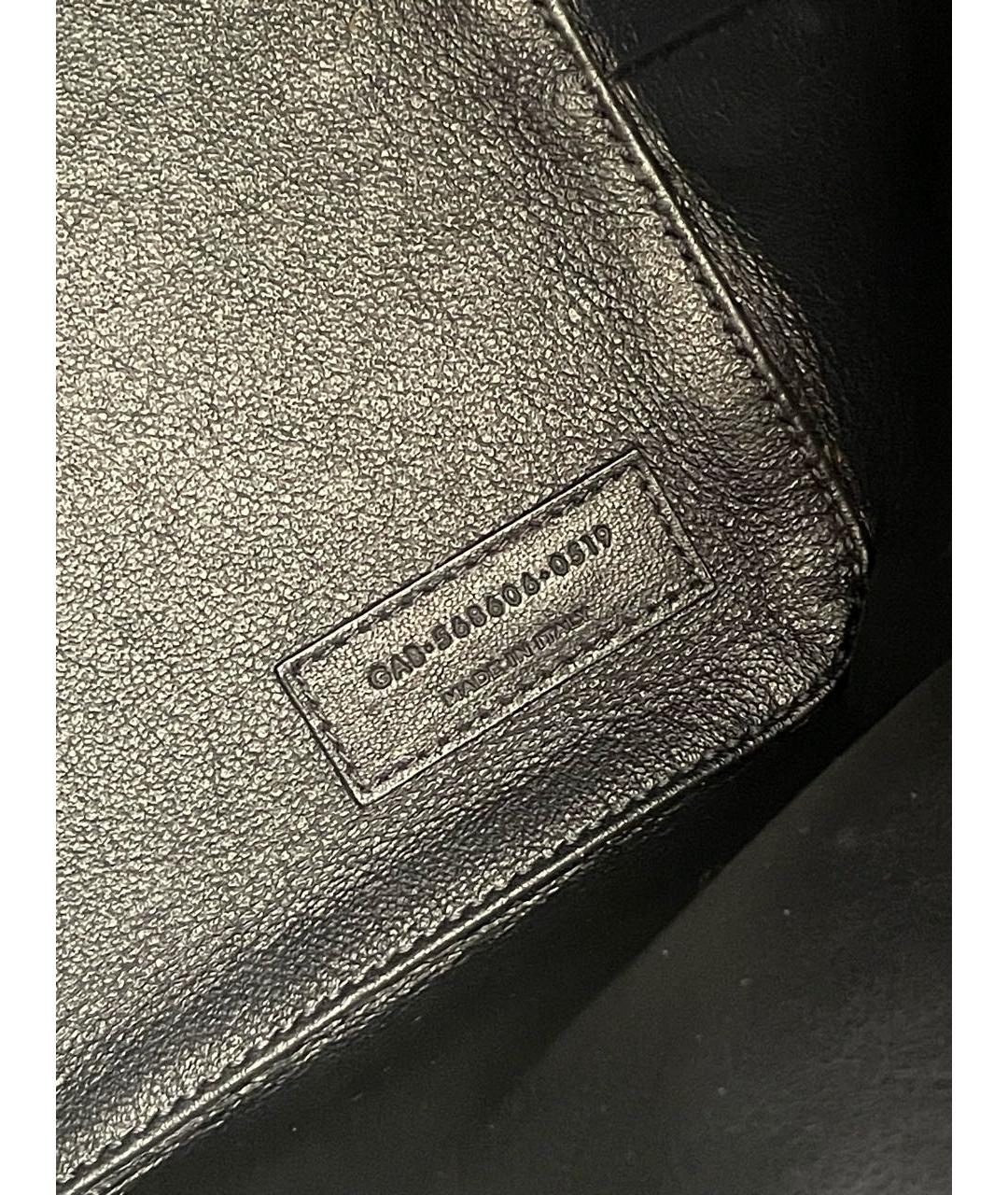 SAINT LAURENT Бежевая кожаная сумка через плечо, фото 7