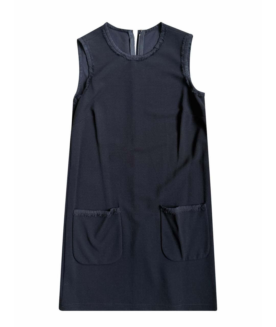 DOLCE&GABBANA Черное вискозное платье, фото 1