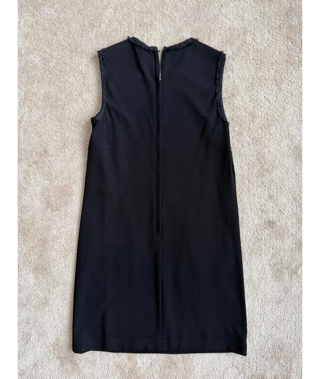 DOLCE&GABBANA Черное вискозное платье, фото 2